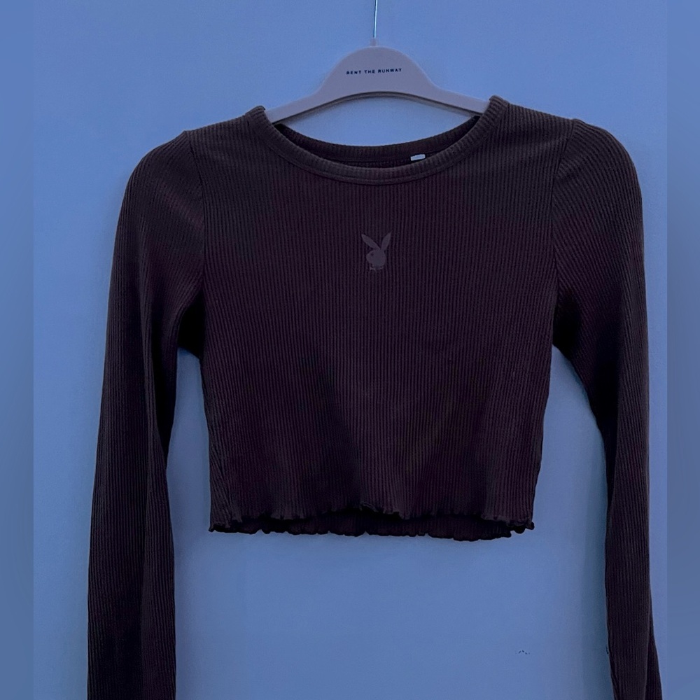 Brown playboy long sleeve